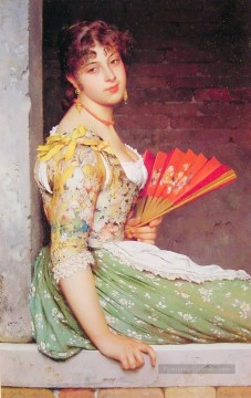  dame Art - Rêveuse dame Eugène de Blaas